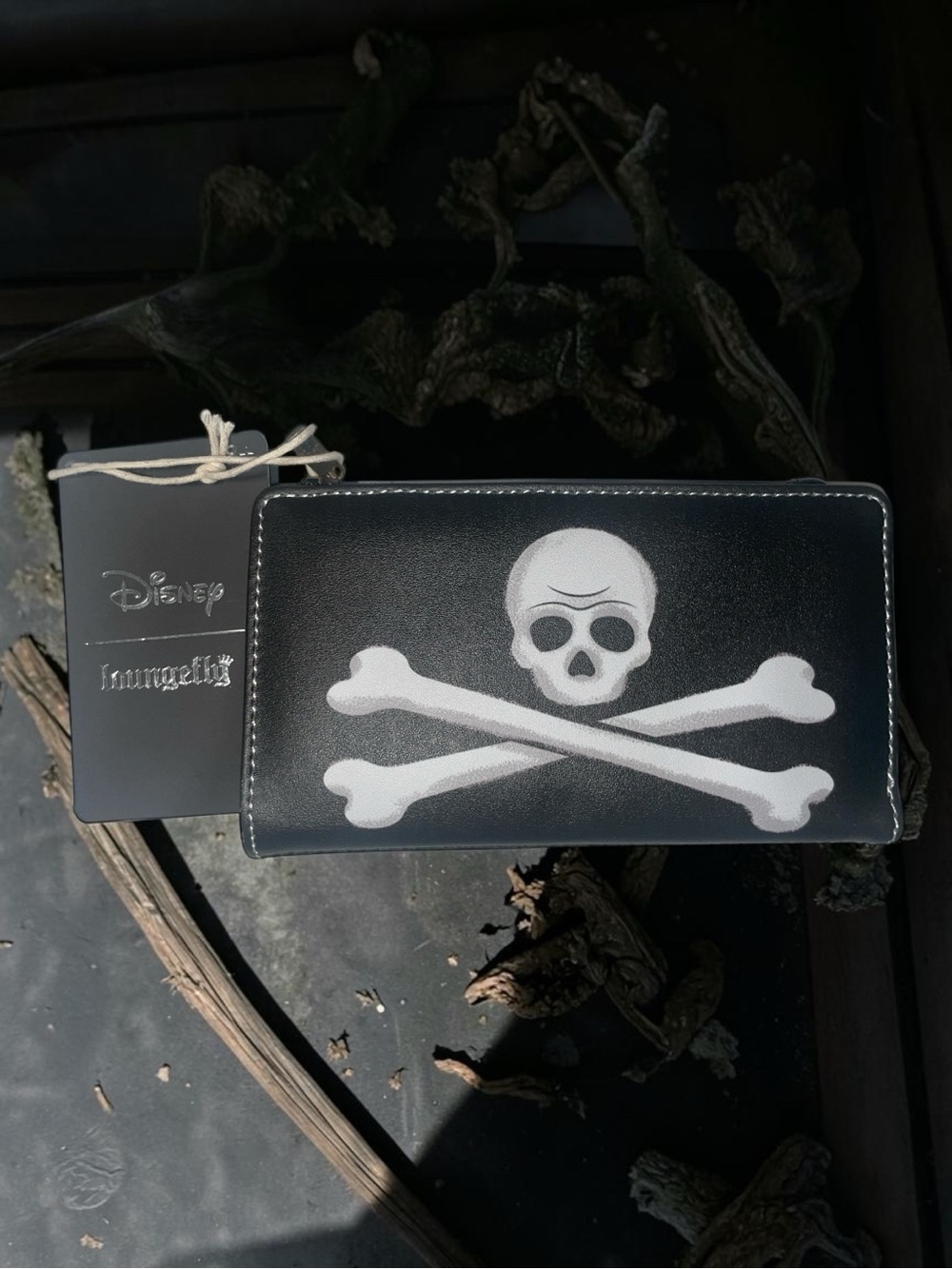 Loungefly Captain Hook Skull Flap Wallet